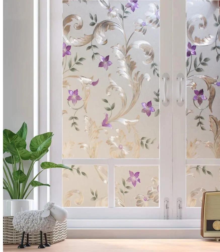 Decorative Window Film | Privacy Door Film | Static Cling Glass Self-adhesive Film For Stained Glass | Anti UV | Glass Stickers Decal - IconiQa