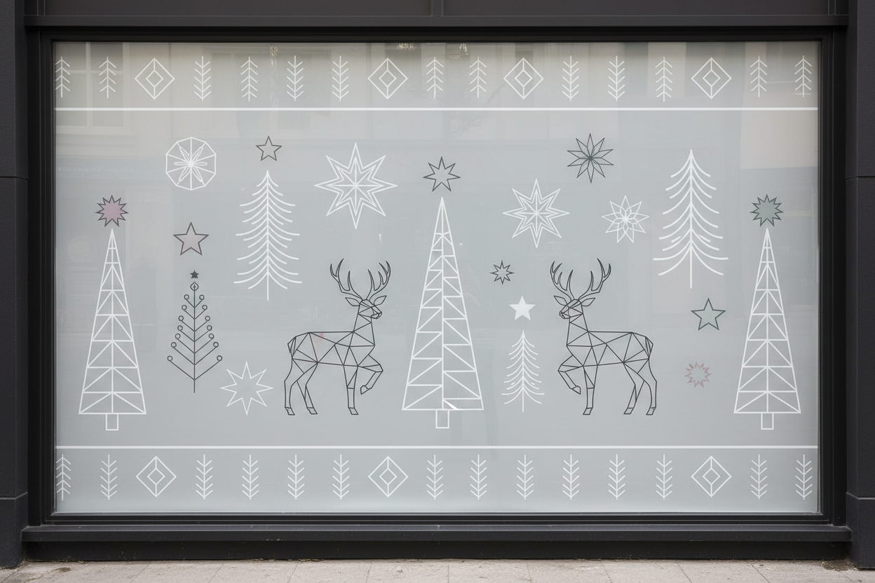 Christmas window Film banner