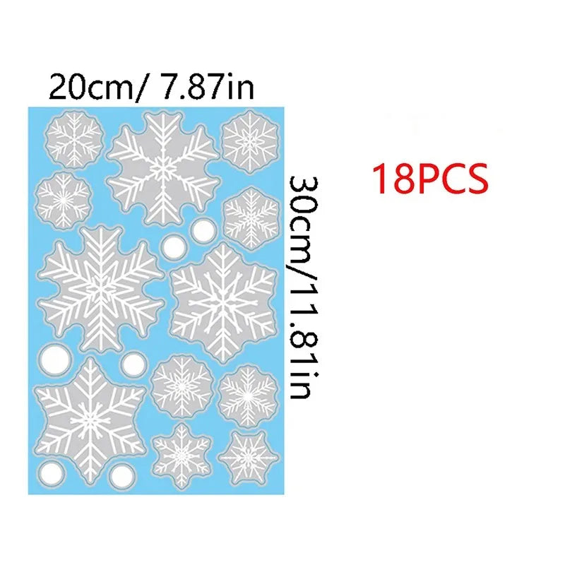 Christmas Snowflake Window Stickers | Static Cling