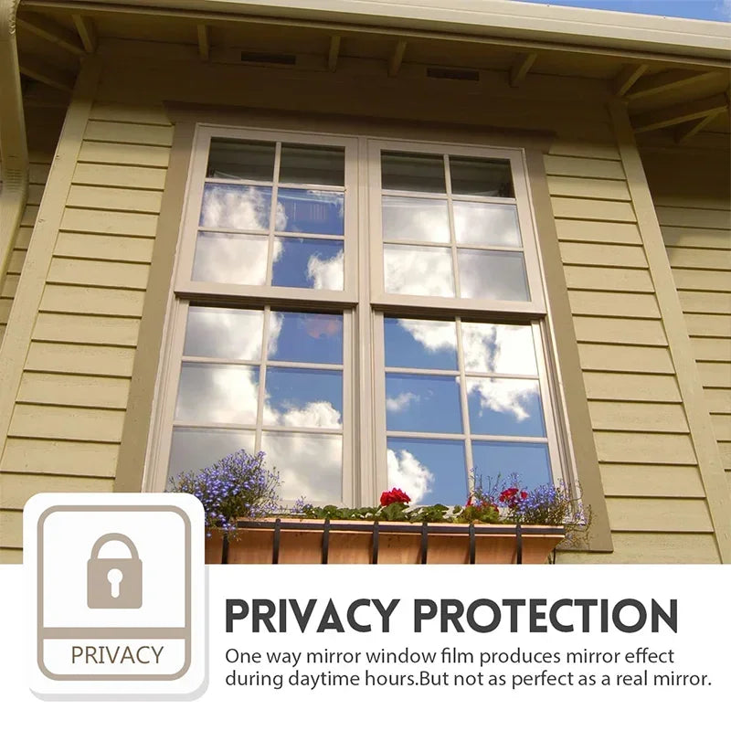 Reflecta – One Way Window Film | Daytime Privacy & UV Protection by IconiQa