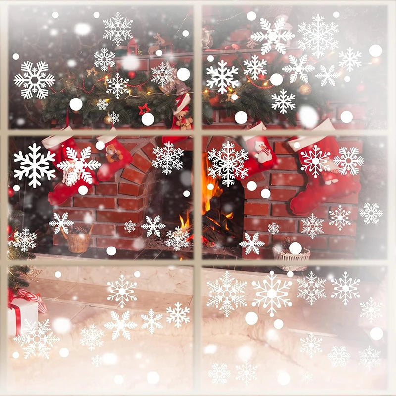 Christmas Snowflake Window Stickers | Static Cling