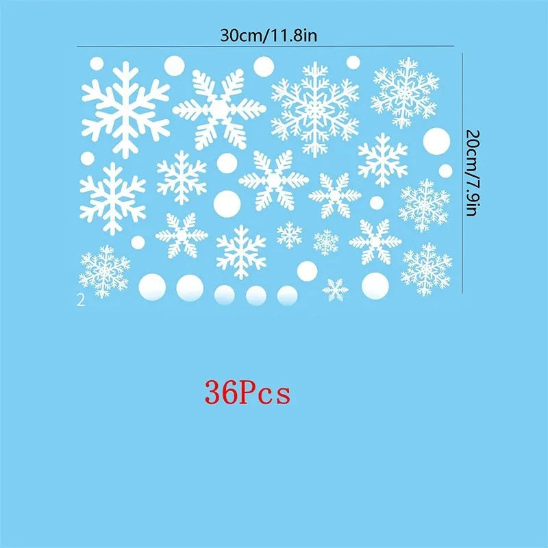 Christmas Snowflake Window Stickers | Static Cling