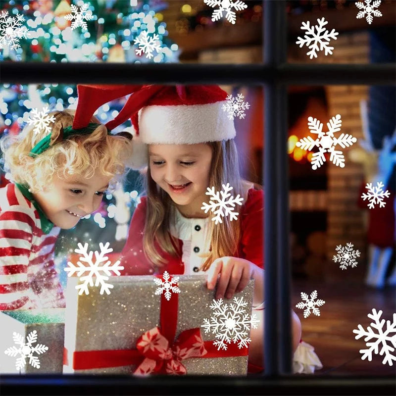 Christmas Snowflake Window Stickers | Static Cling