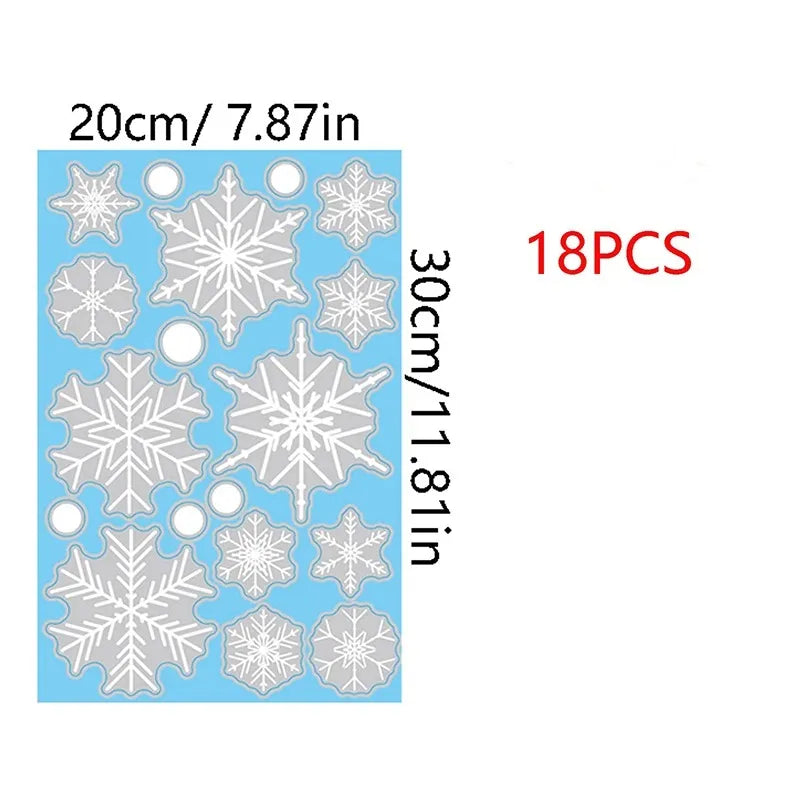 Christmas Snowflake Window Stickers | Static Cling