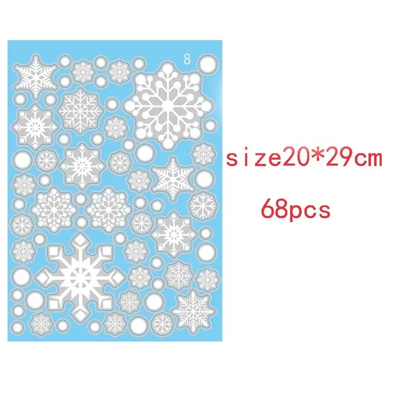 Christmas Snowflake Window Stickers | Static Cling