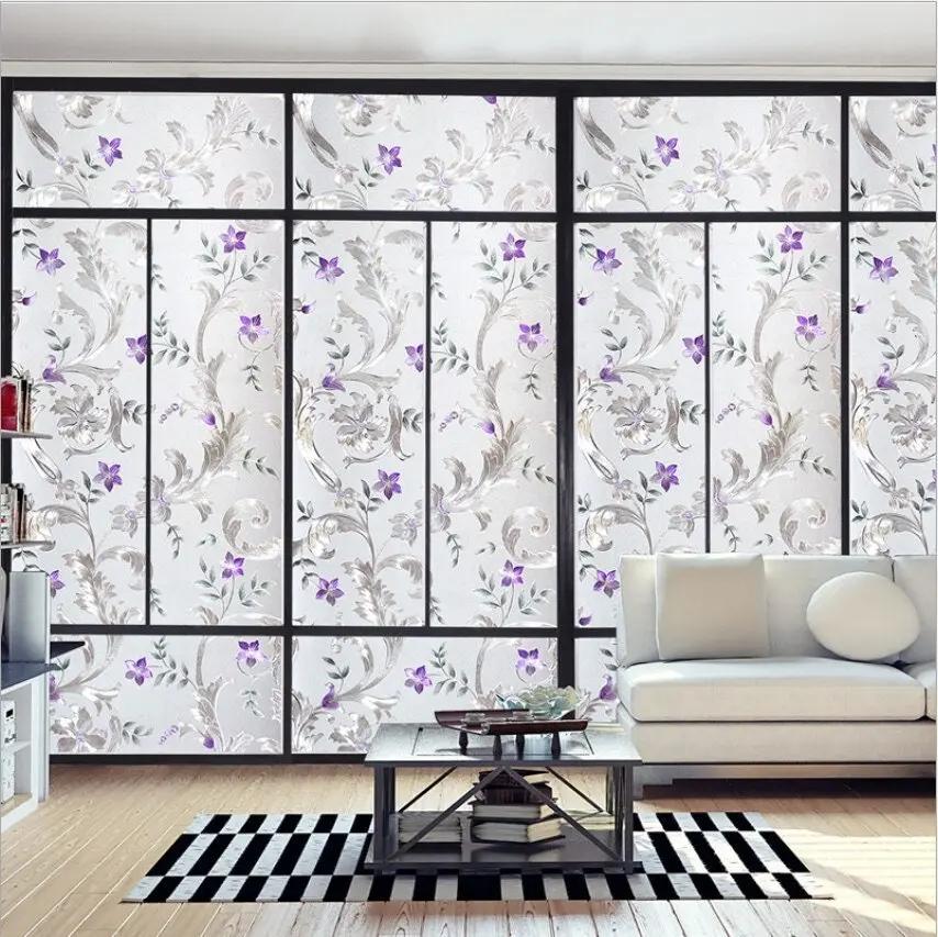 Decorative Window Film | Privacy Door Film | Static Cling Glass Self-adhesive Film For Stained Glass | Anti UV | Glass Stickers Decal - IconiQa
