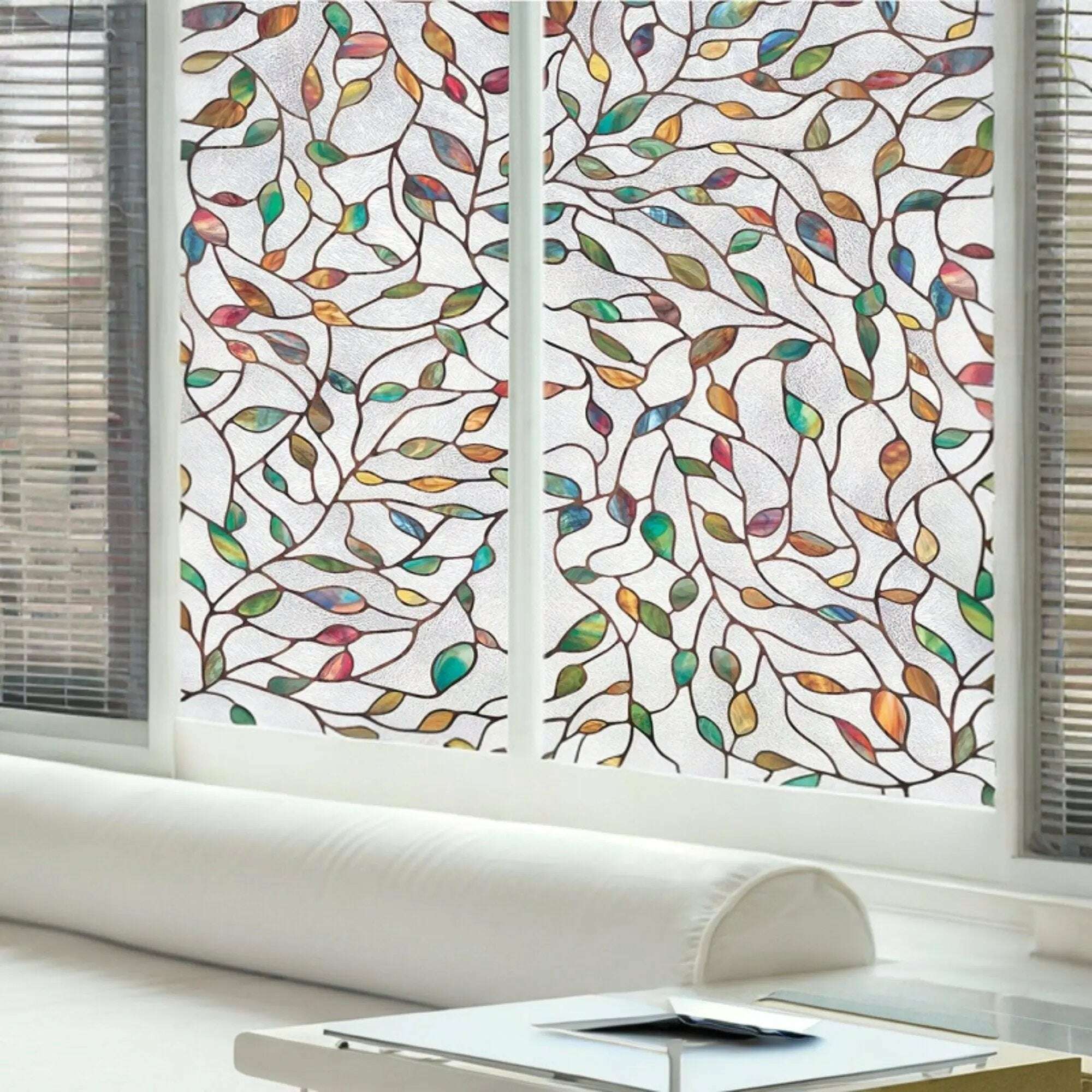 leaves-stained-glass-window-film-privacy-window-sticker-decorative-window-cling-self-adhesive-frosted-window-vinyl-window-decalsiconiqa-34520293