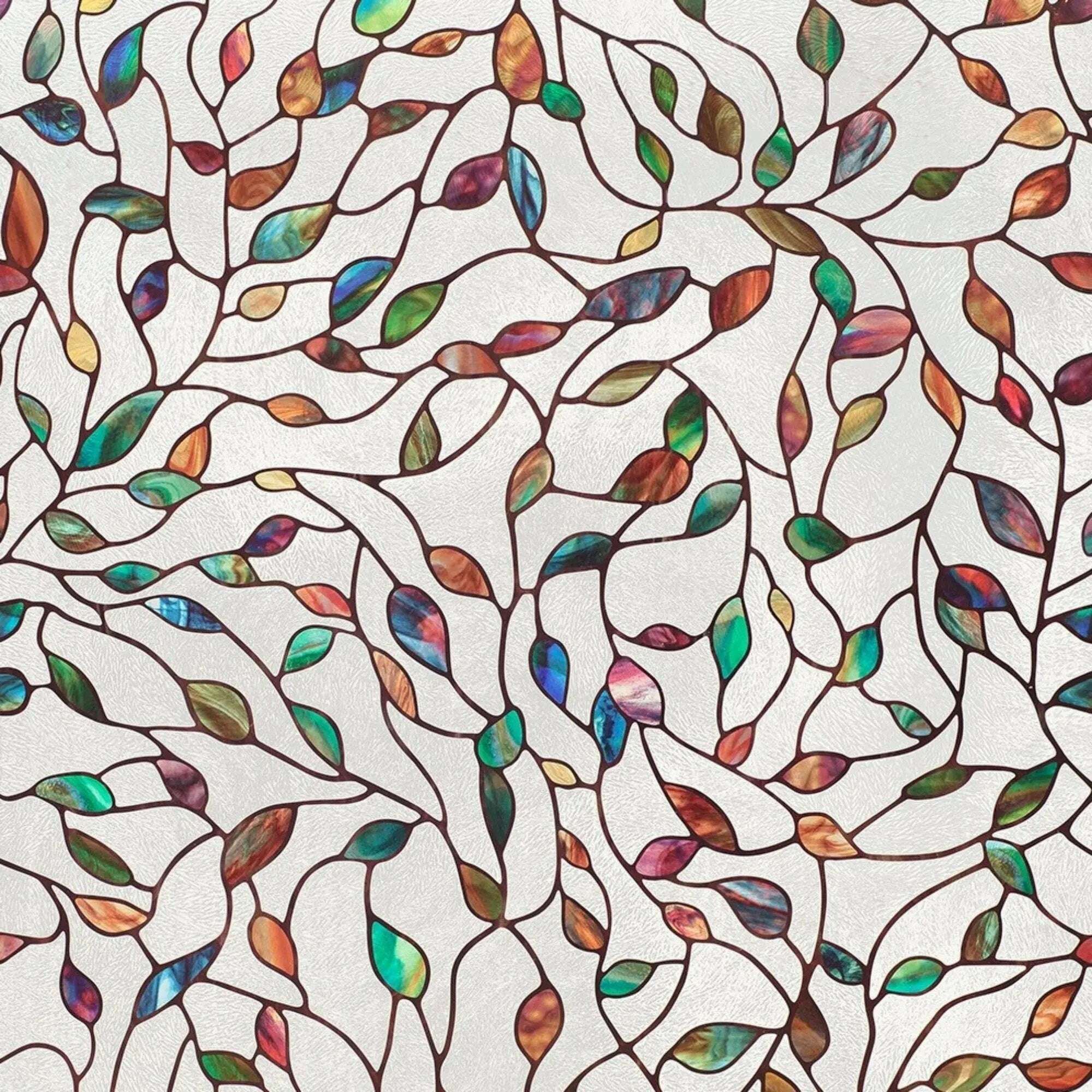 leaves-stained-glass-window-film-privacy-window-sticker-decorative-window-cling-self-adhesive-frosted-window-vinyl-window-decalsiconiqa-34520298