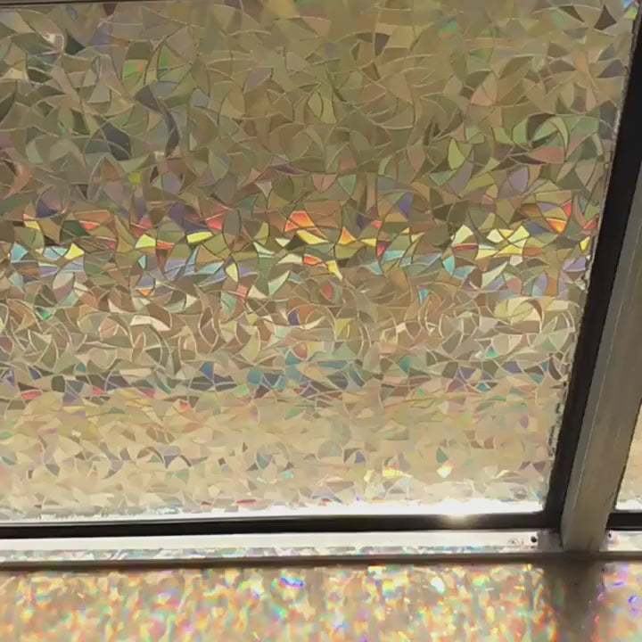 Aurora – Rainbow Decorative Window Film | Static Cling Privacy